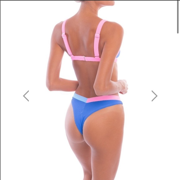 ISO ONE ONE SWIMWEAR JESSE BIKINI CHAMPAGNE (S) - Picture 2 of 2